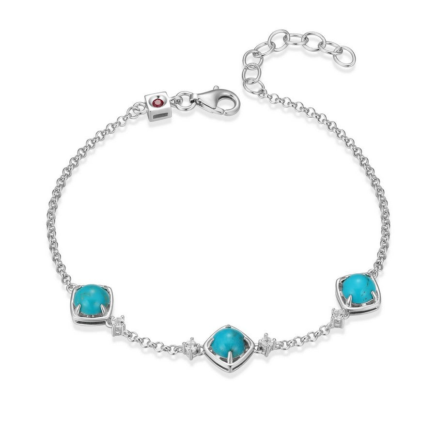 Bracelet Sway ELLE en argent 925 et turquoise