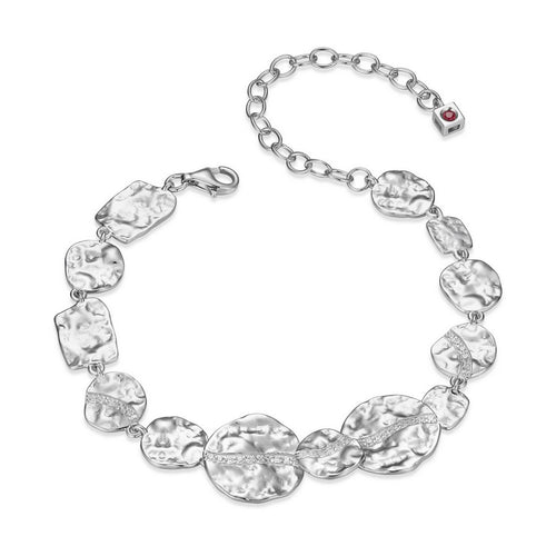 Bracelet Galaxy ELLE en argent 925 plaqué rhodium et zircon