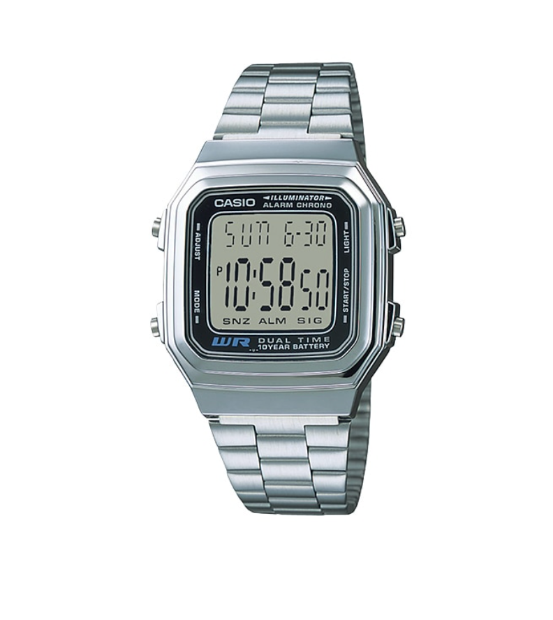 Casio Vintage A178 Argenté