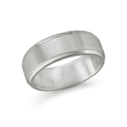 Bague Tungstène Fini Poli – Alliance Homme Malo