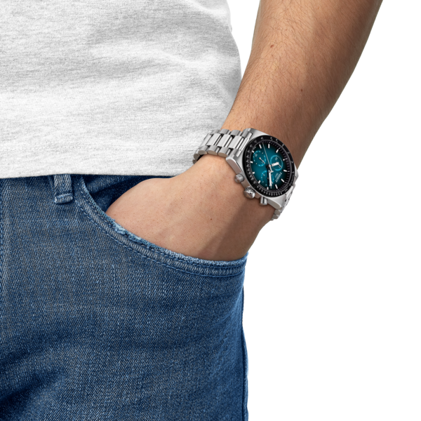 Tissot PR516 Chronographe Cadran Argent