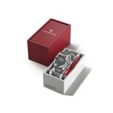 Montre Victorinox Concept One Solar 39 mm cadran gris, bracelet caoutchouc gris, dans son coffret