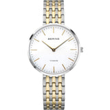 Bering Titanium 34mm Bracelet Blanc