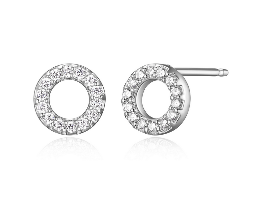 Clous Cercle Zircon – Reign Argent 925