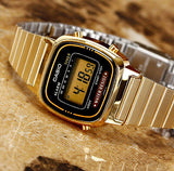 Montre Casio LA670WGA-1 dorée digitale