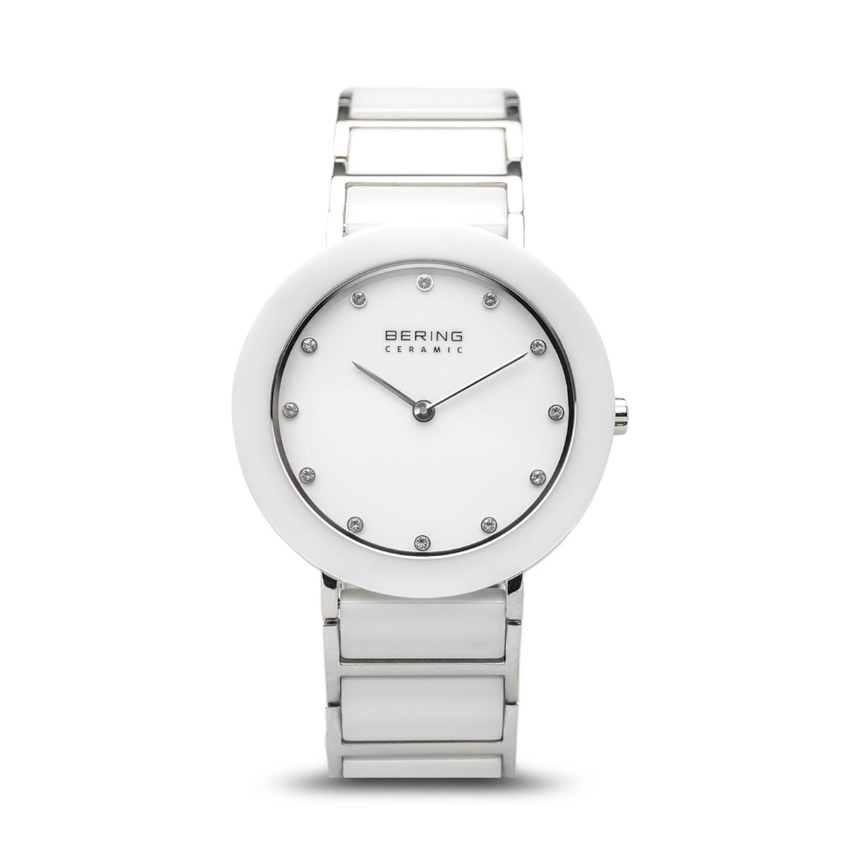 Montre Bering Ceramic 11435-754 bleu et or rose