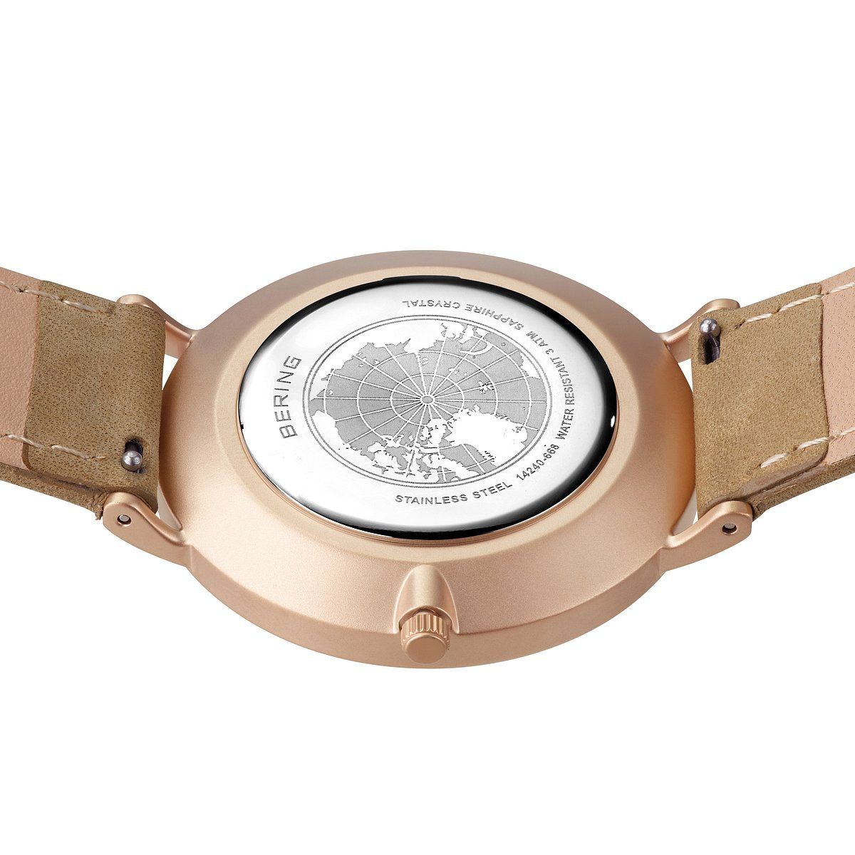 Montre Bering 14240-668 bleue et or rose
