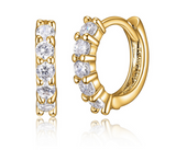 Huggies Or 18K Zircon – Reign Argent 925