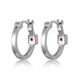 Boucles ELLE argent 925 créoles discrètes
