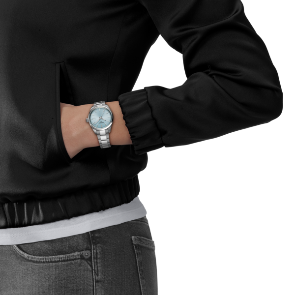 Tissot PR 100 34mm Bracelet Cuir Femme