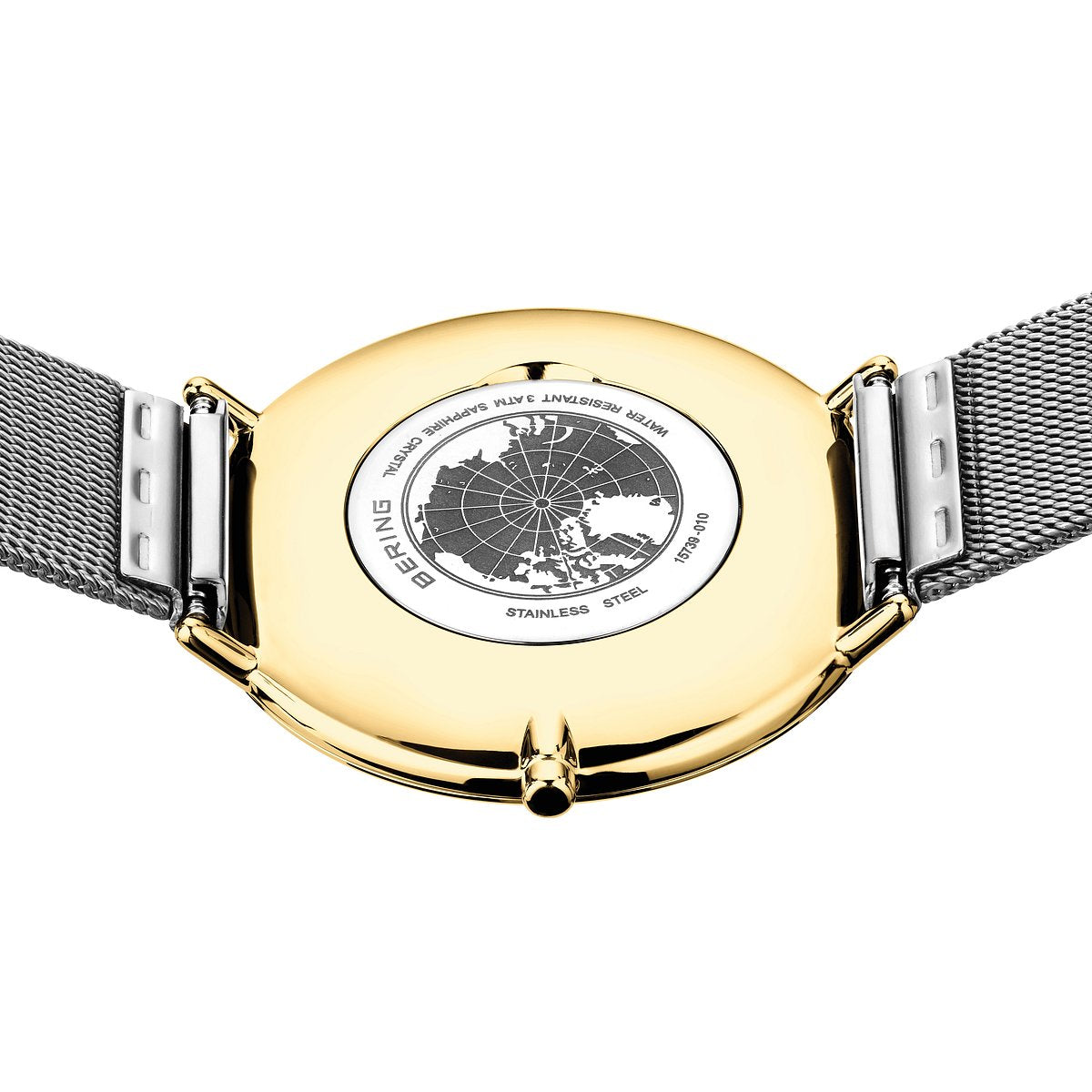 Bering Classic 39mm Bicolore Acier Or