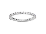 Bague Éternité Zircon – Reign Argent 925