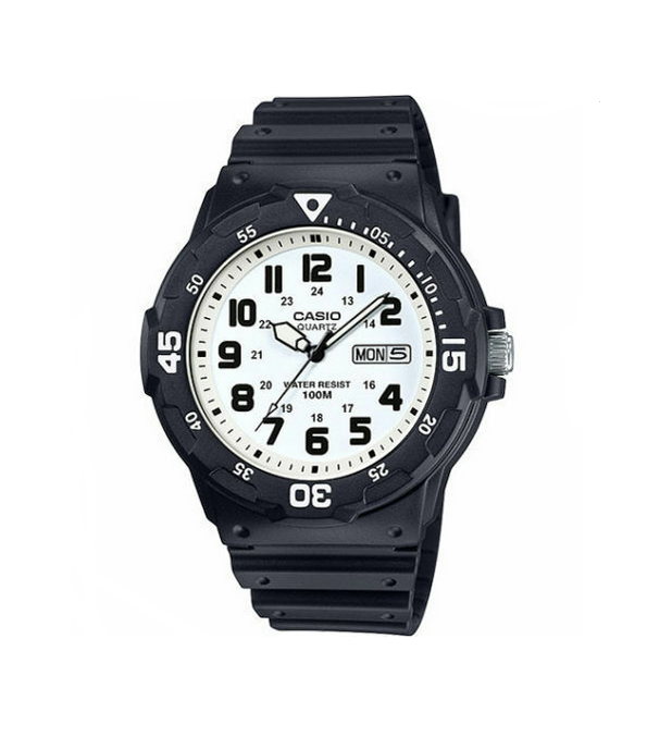 Casio MRW-200H Cadran Blanc Résine