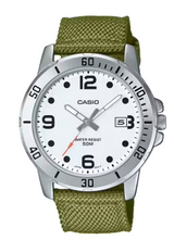 Casio MTP-VD01C Cadran Argenté
