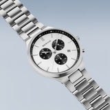 Bering Titan Chrono 43mm Bleu Acier