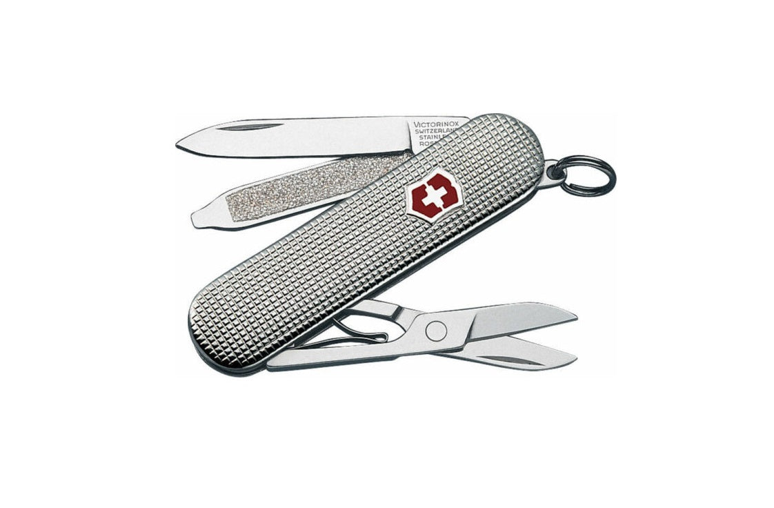 Couteau Victorinox Classic Barleycorn argent sterling