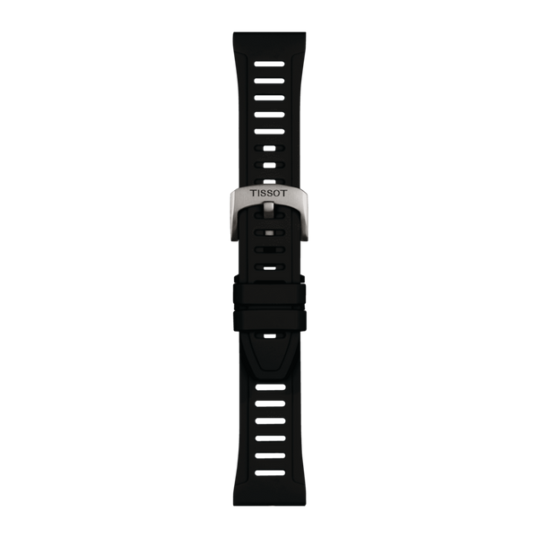 Bracelet Tissot Silicone Noir 21mm Xs T-Touch Connect