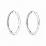 Boucles d'Oreilles Huggies Lisses Or 10K
