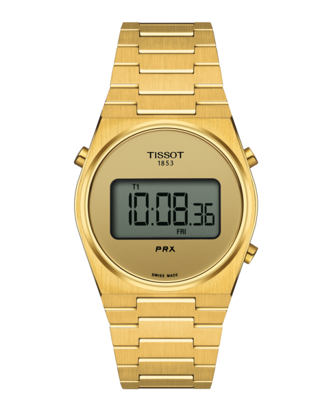 Tissot PRX Digital 35mm Doré PVD
