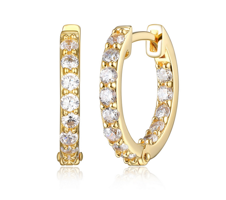 Créoles In-and-out Or 18K – Reign Argent 925