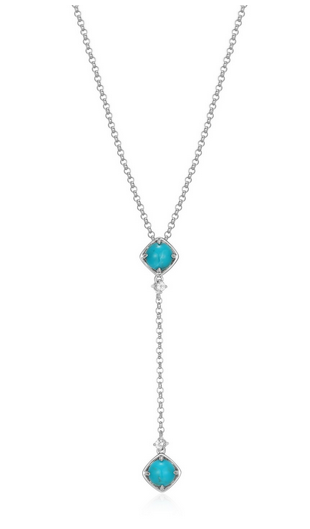 Collier Lariat Sway Turquoise – Elle Argent 925