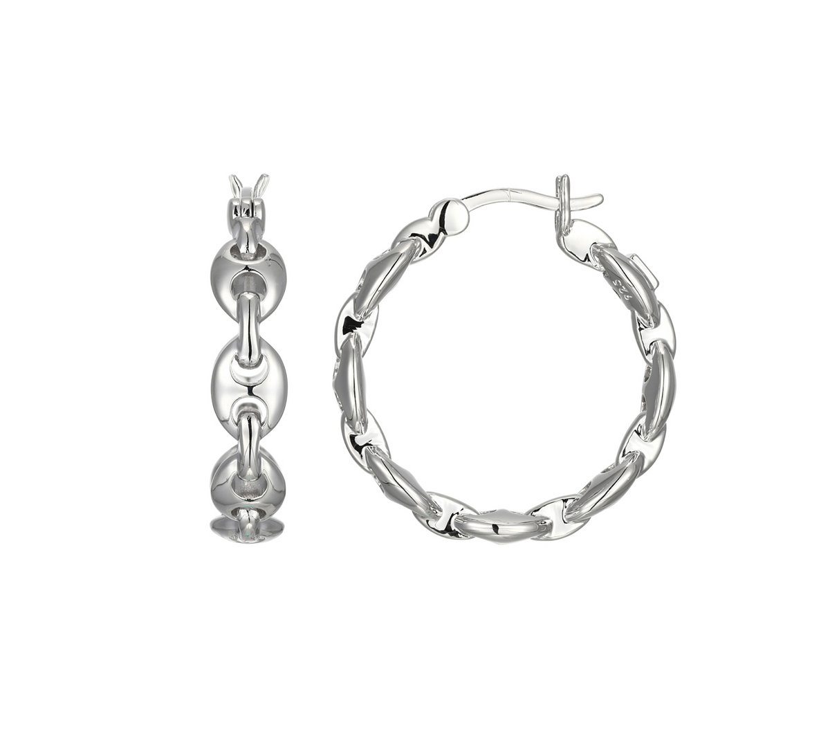 Boucles Graine de Café – Elle Argent 925
