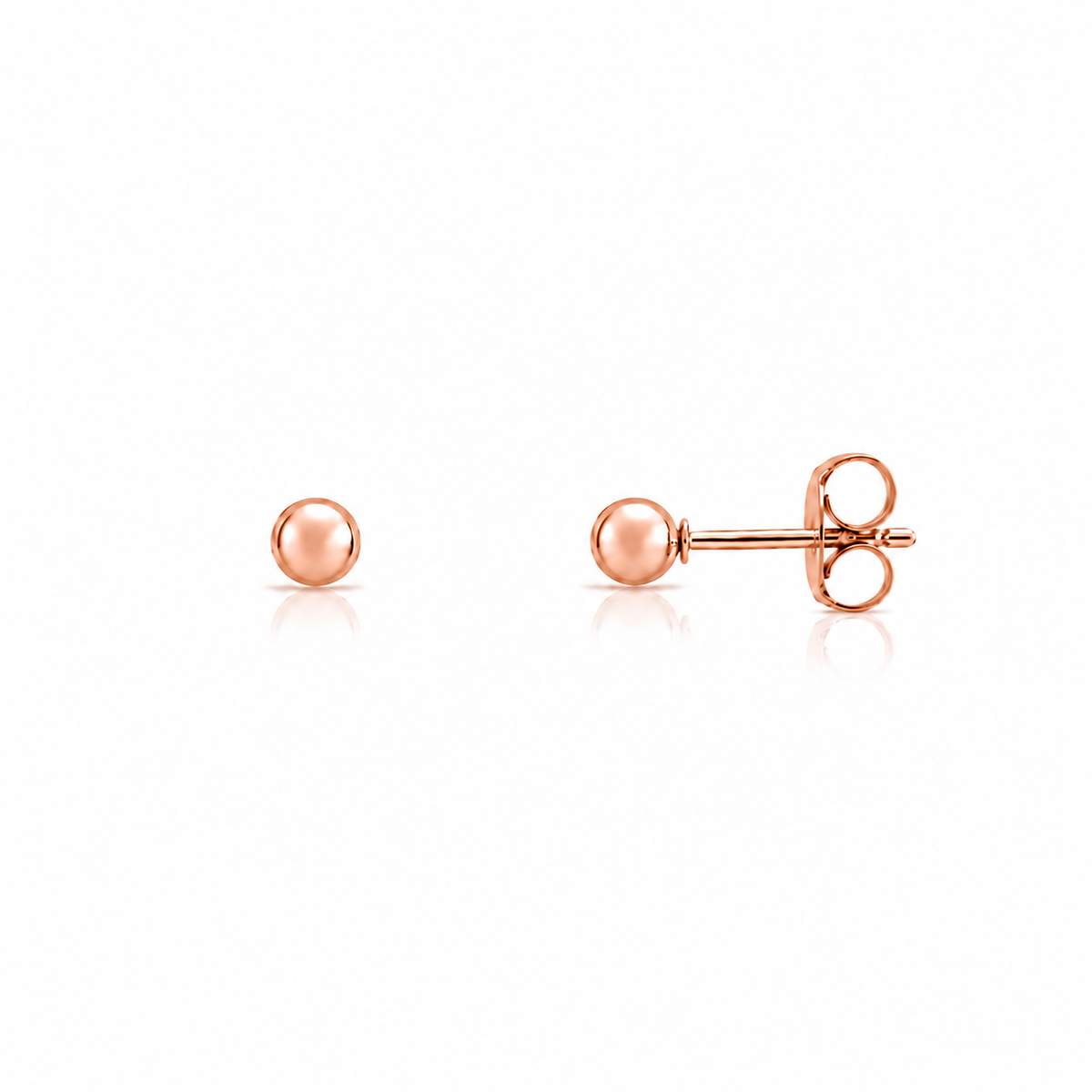Boucles d'Oreilles Boules Or 10K