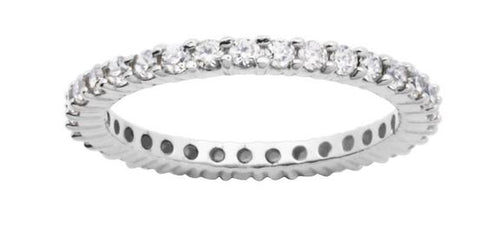 Bague Éternité Zircon – Reign Argent 925