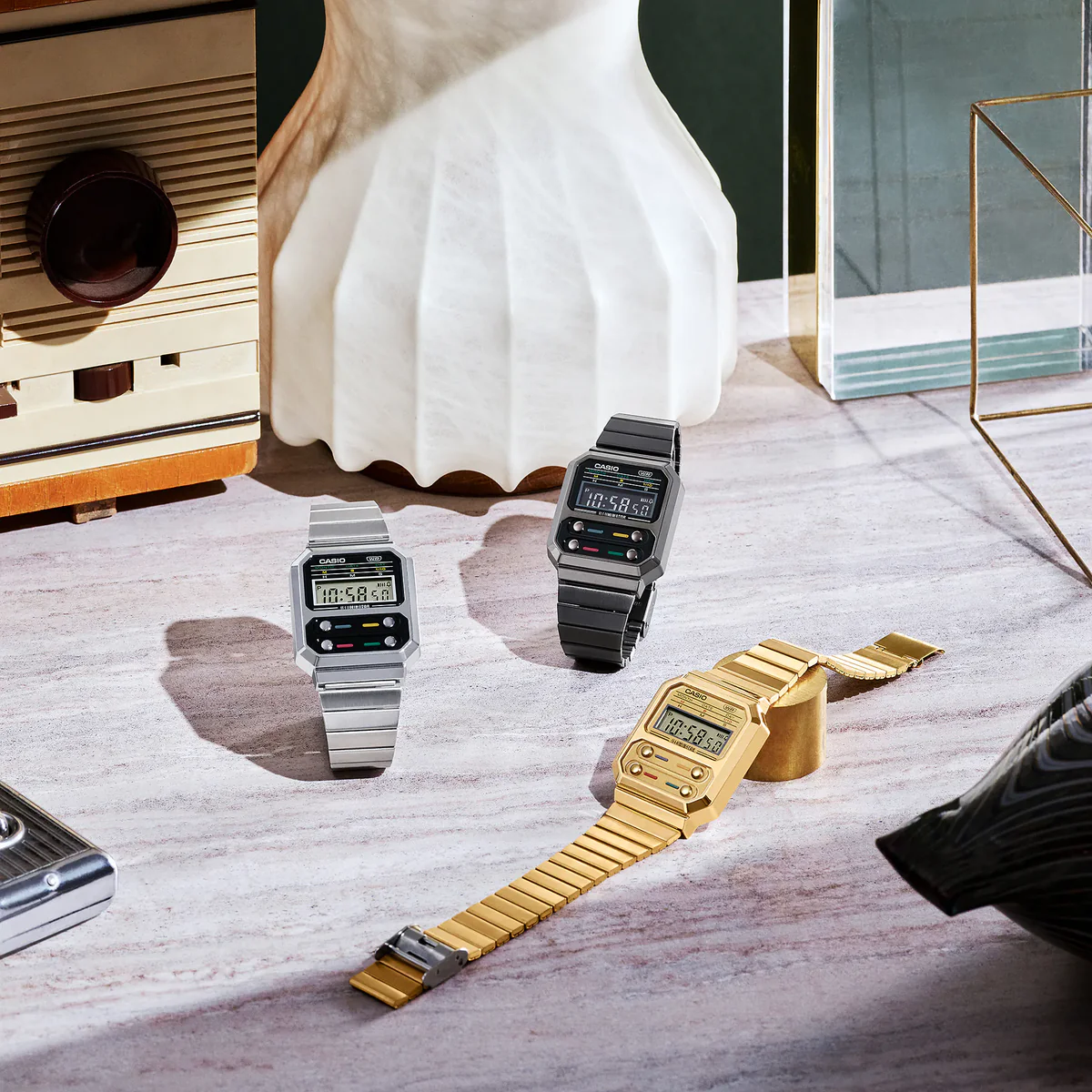 Casio Vintage A100WEG-9 dorée