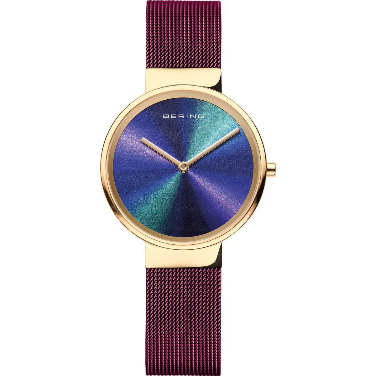 Bering Classic Dorée Cadran Couleur
