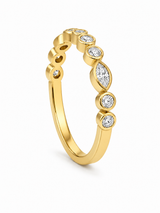 Bague Or Blanc 18K Diamants 0,35ct