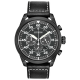 Montre Citizen Avion Cuir Brun