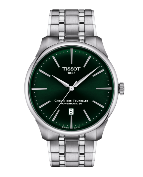 Tissot Chemin des Tourelles Powermatic 80 41mm Acier Bleu