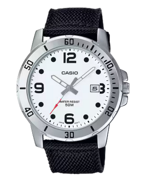 Casio MTP-VD01C Cadran Bleu Acier