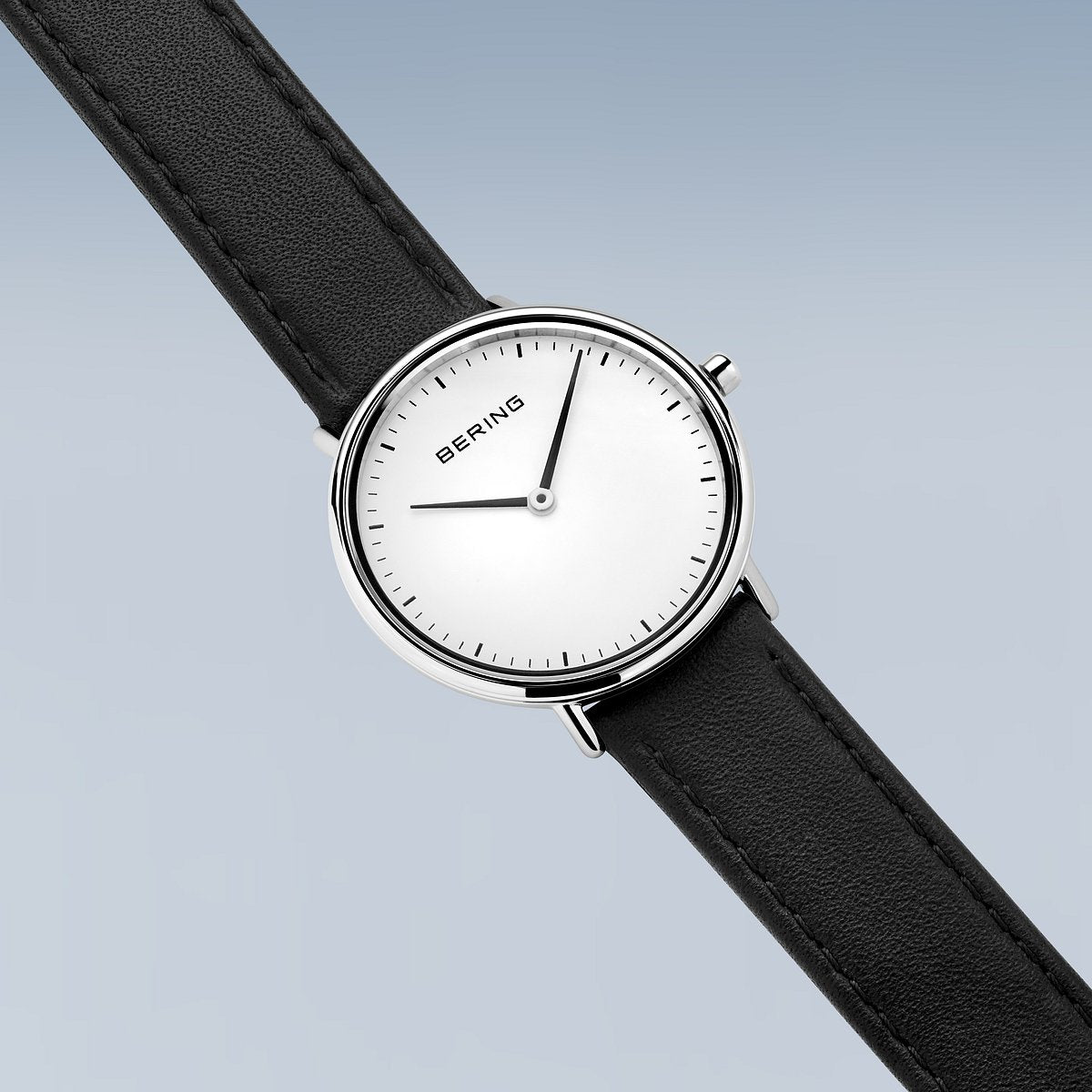 Bering Ultra Slim Femme Poli Bleu 29mm