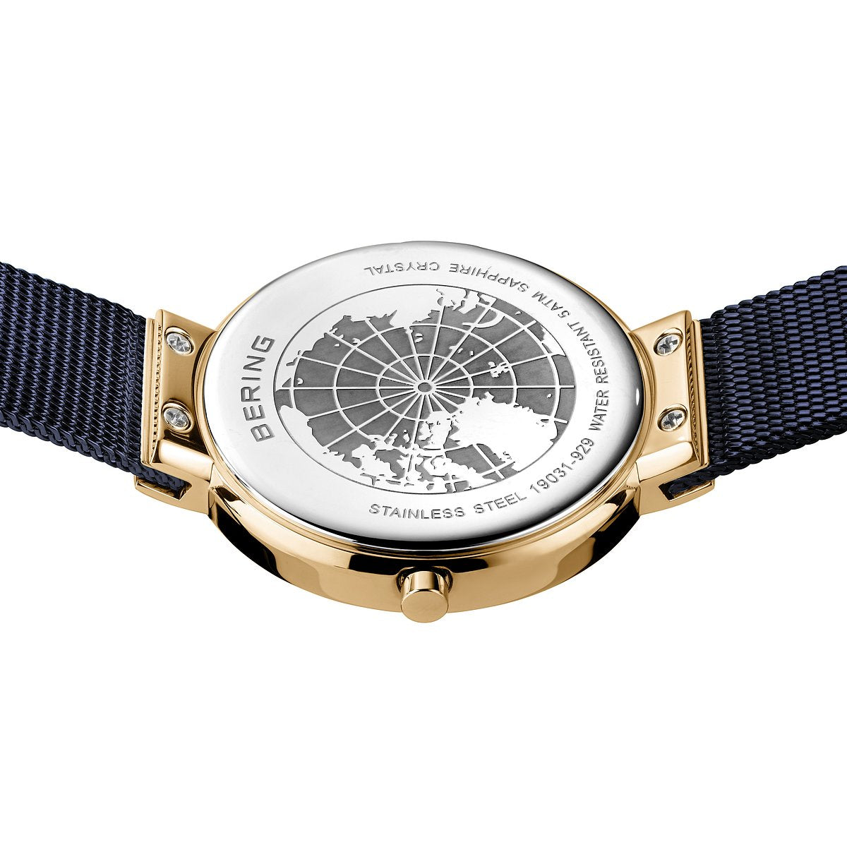 Bering Classic Dorée Cadran Couleur