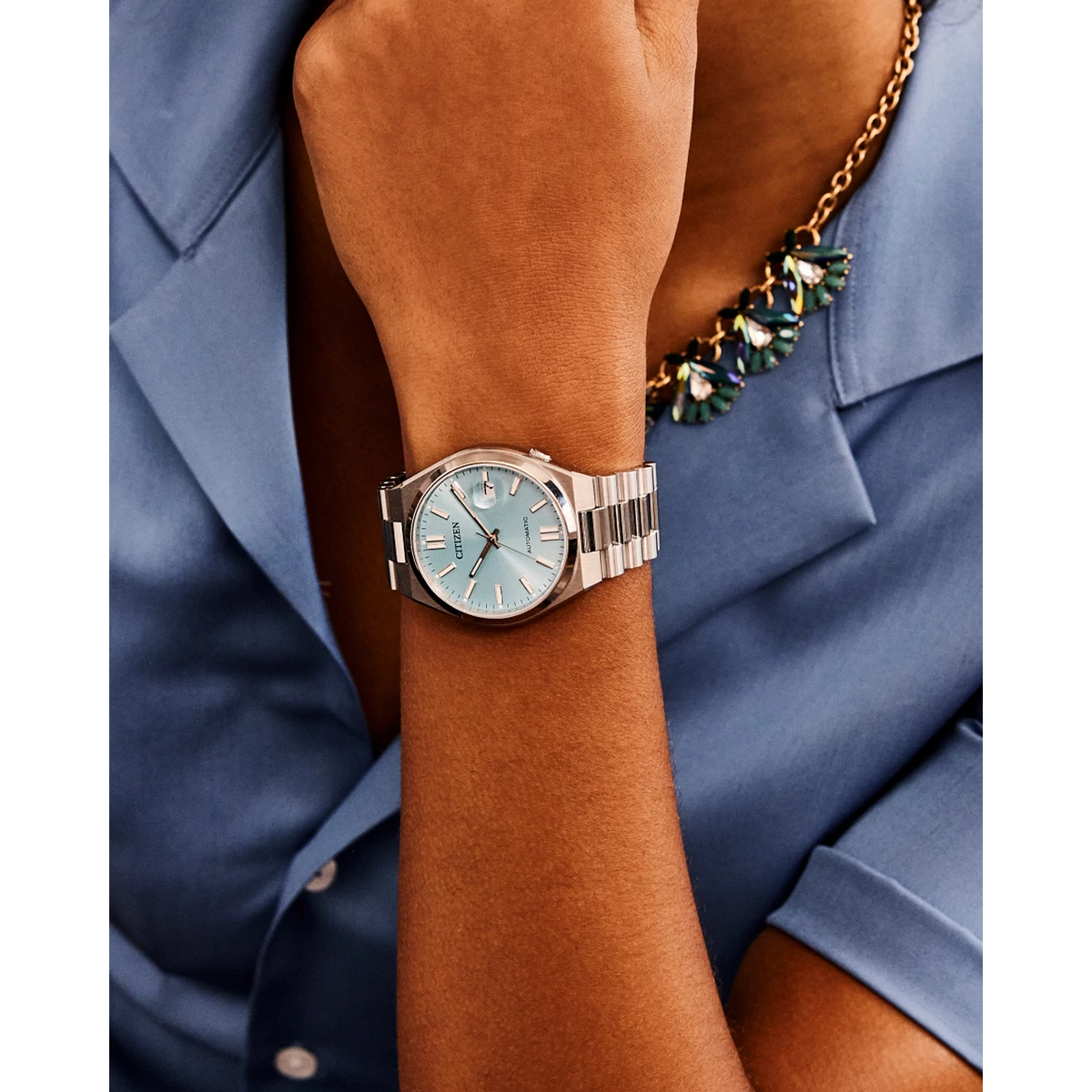 Citizen Tsuyosa 40mm Cadran Aqua