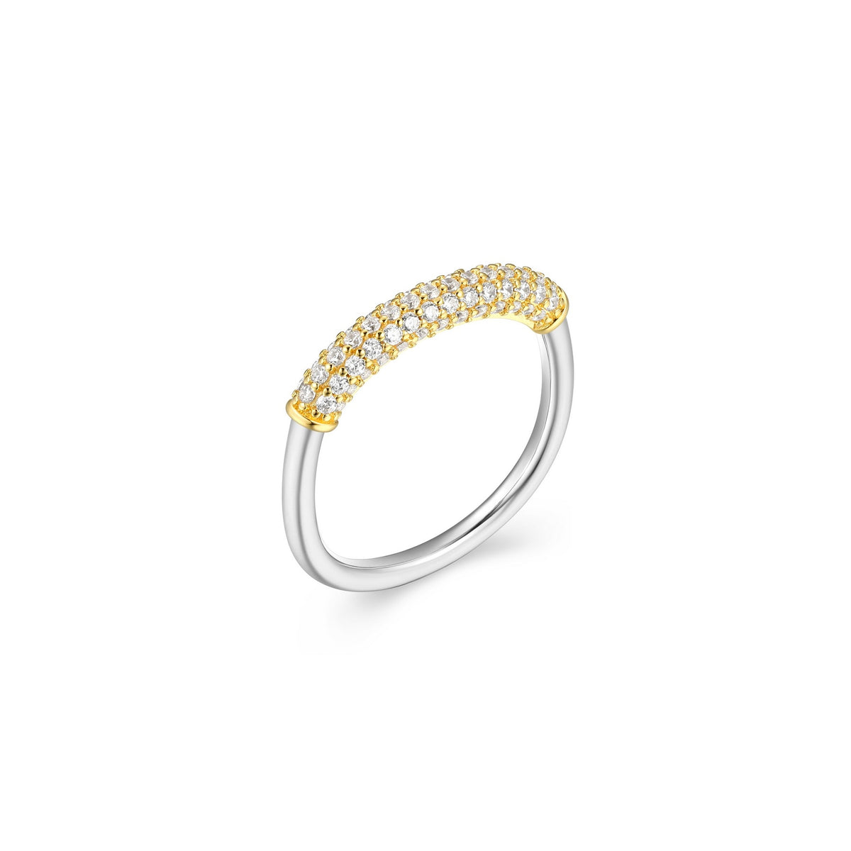 Bague Pavé Zircon – Reign Argent 925