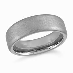 Bague Tungstène Fini Satiné – Alliance Homme Malo