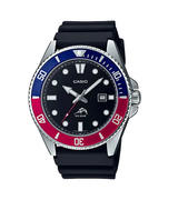 Casio Duro MDV-106 Cadran Noir Bracelet Acier