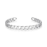Bracelet Jonc Mailles – Elle Argent 925