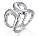 Bague Citadel Ouverte – Elle Argent 925