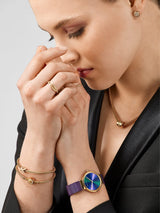 Bering Classic Dorée Cadran Couleur