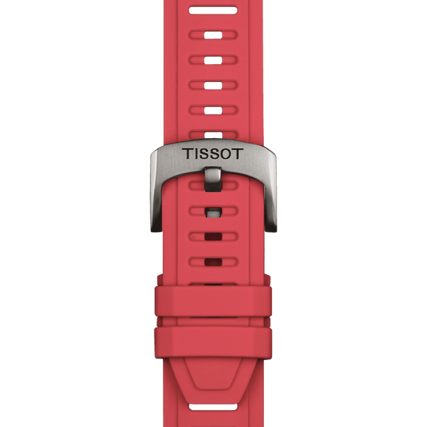 Bracelet Tissot Silicone Rouge 21mm T-Touch Connect