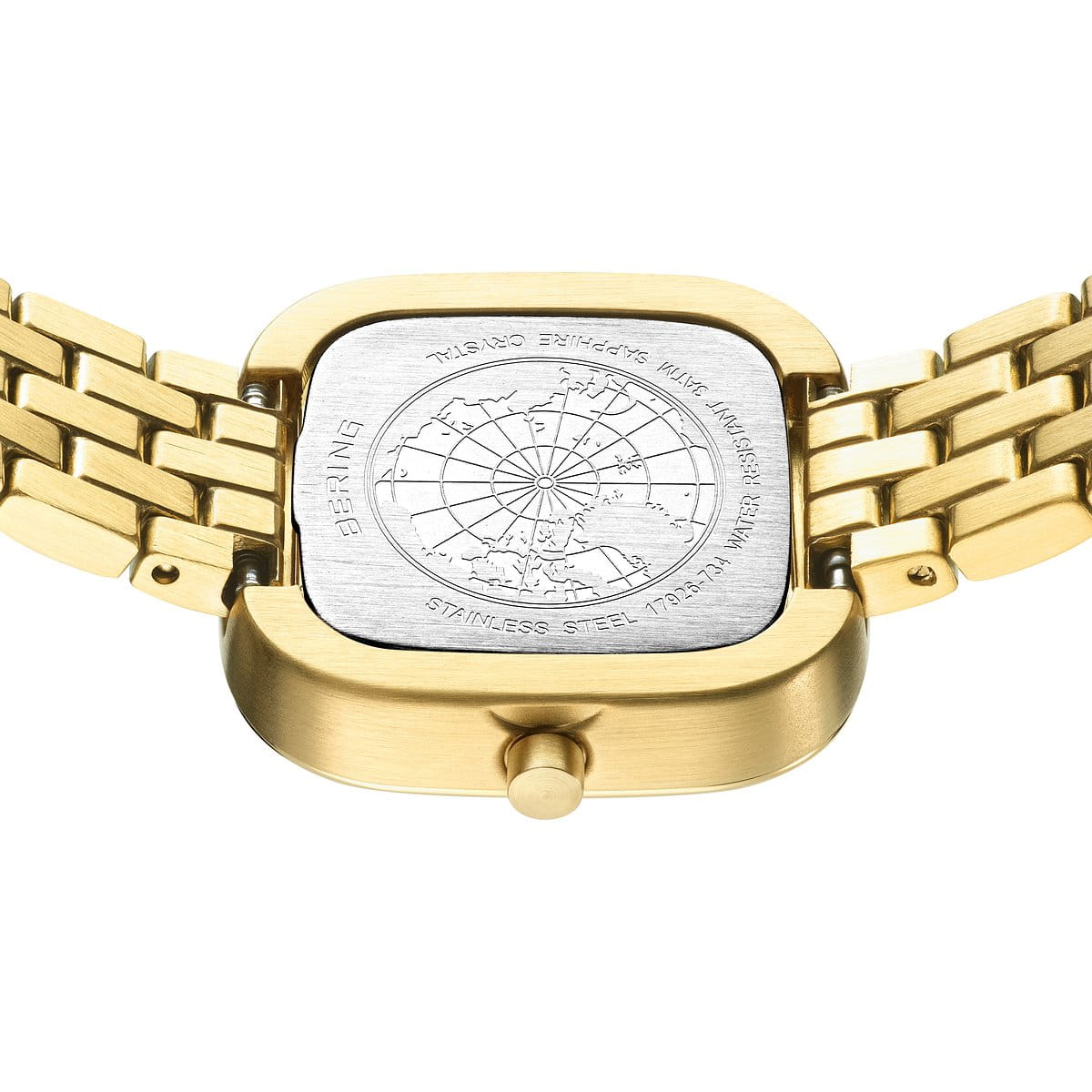 Bering Classic Femme Carrée Dorée