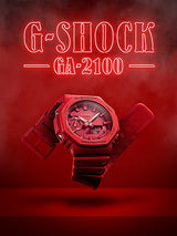 Casio G-Shock GA2100-4A Red Watch