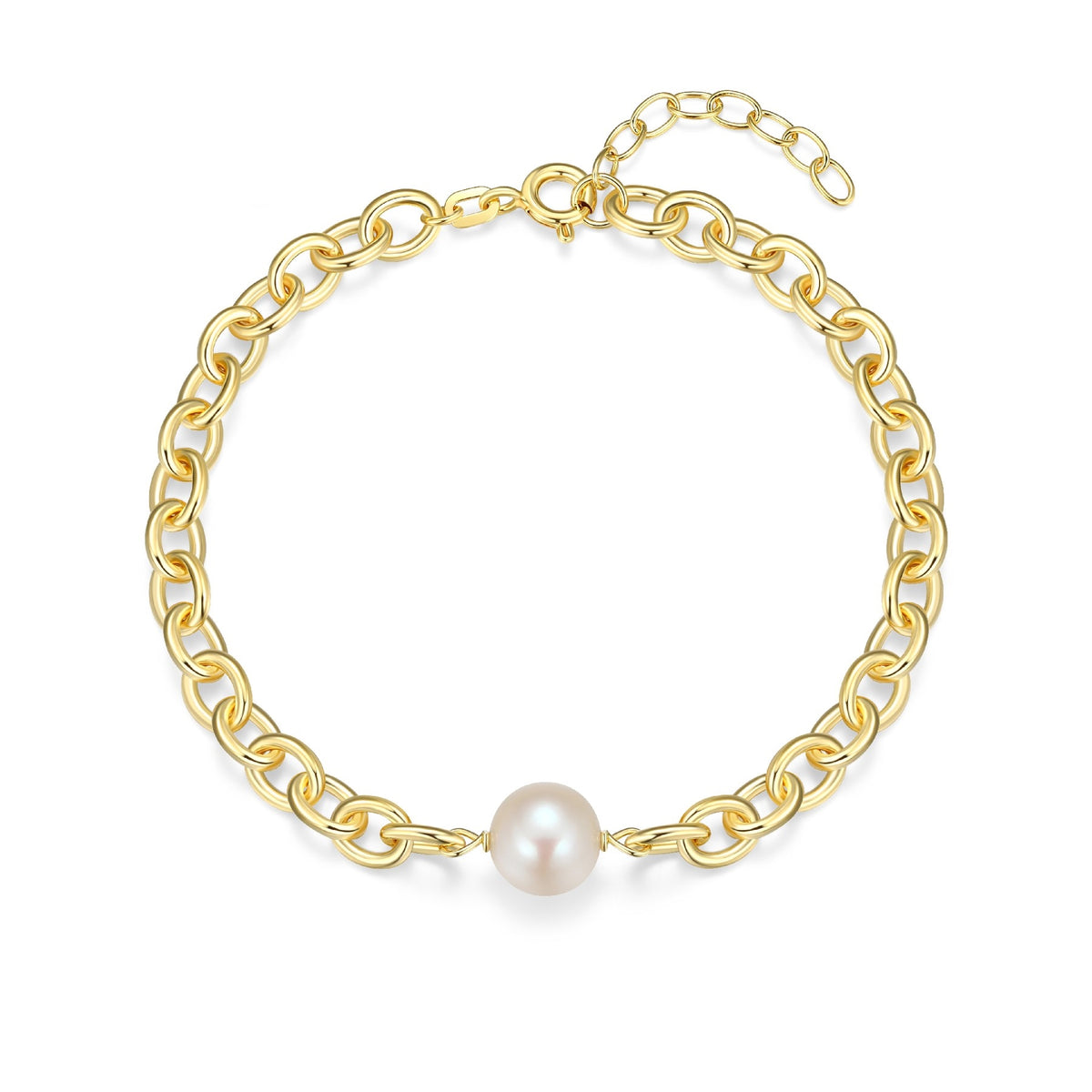 Bracelet Perles 8mm – Reign Argent 925
