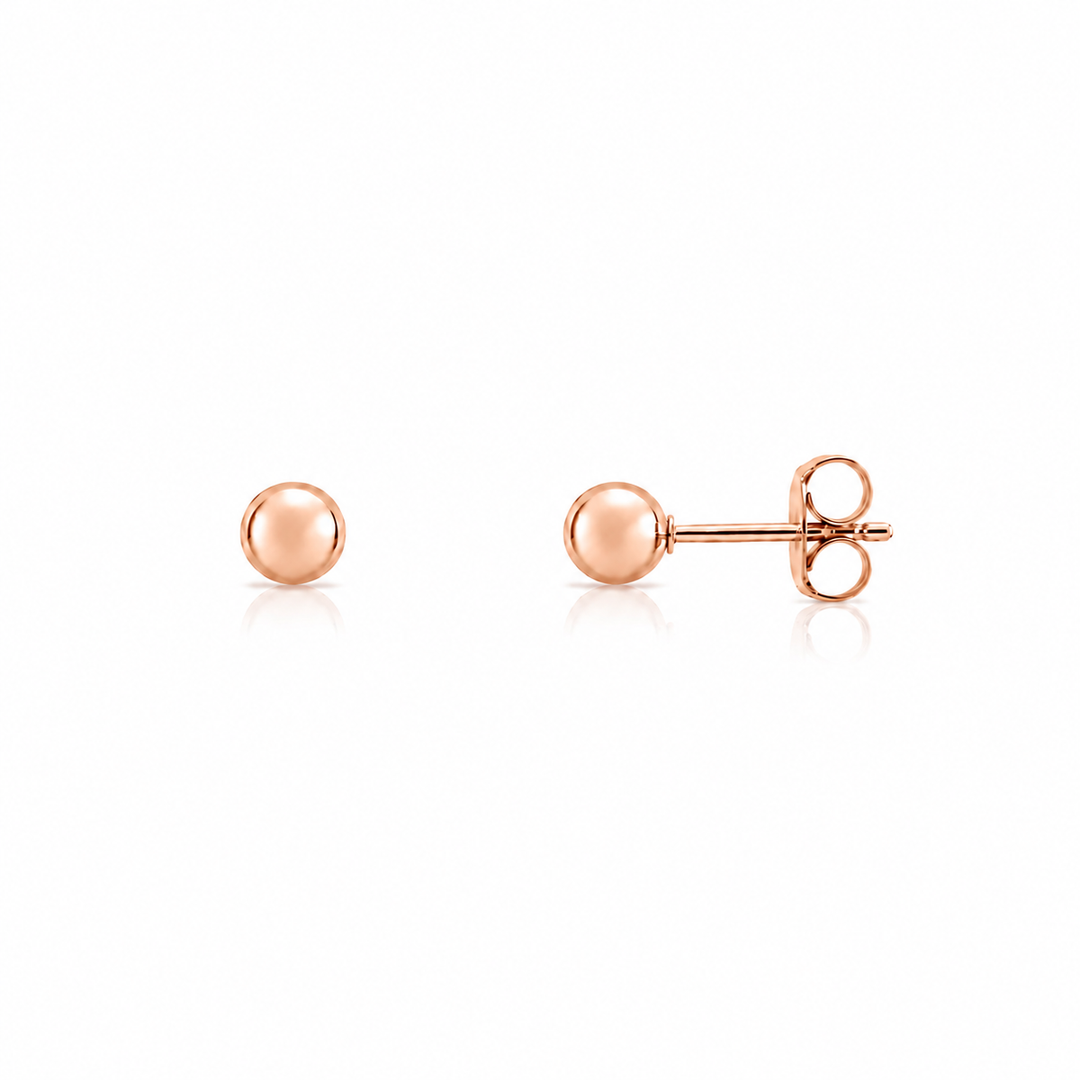 Boucles d'Oreilles Boules Or 10K