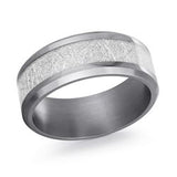 Bague Tantale Texture Martelée – Alliance Homme Malo