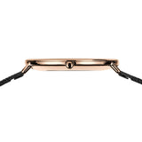 Bering Ultra Slim 39mm Noir Or Rose